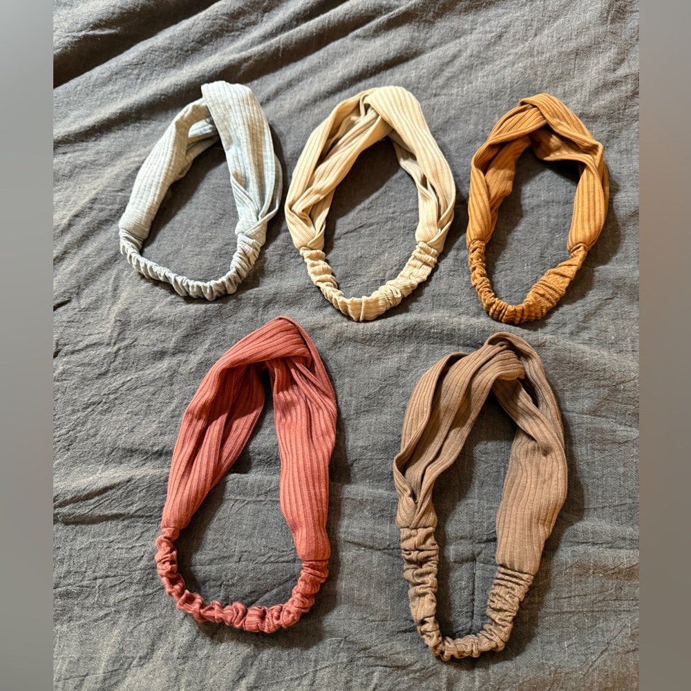 Multicolor Headband Set of 5